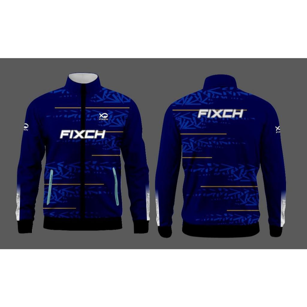 เสื้อกีฬาวัสดุ Lotto Fullprinting Fixch สําหรับผู้ชายและผู้หญิง