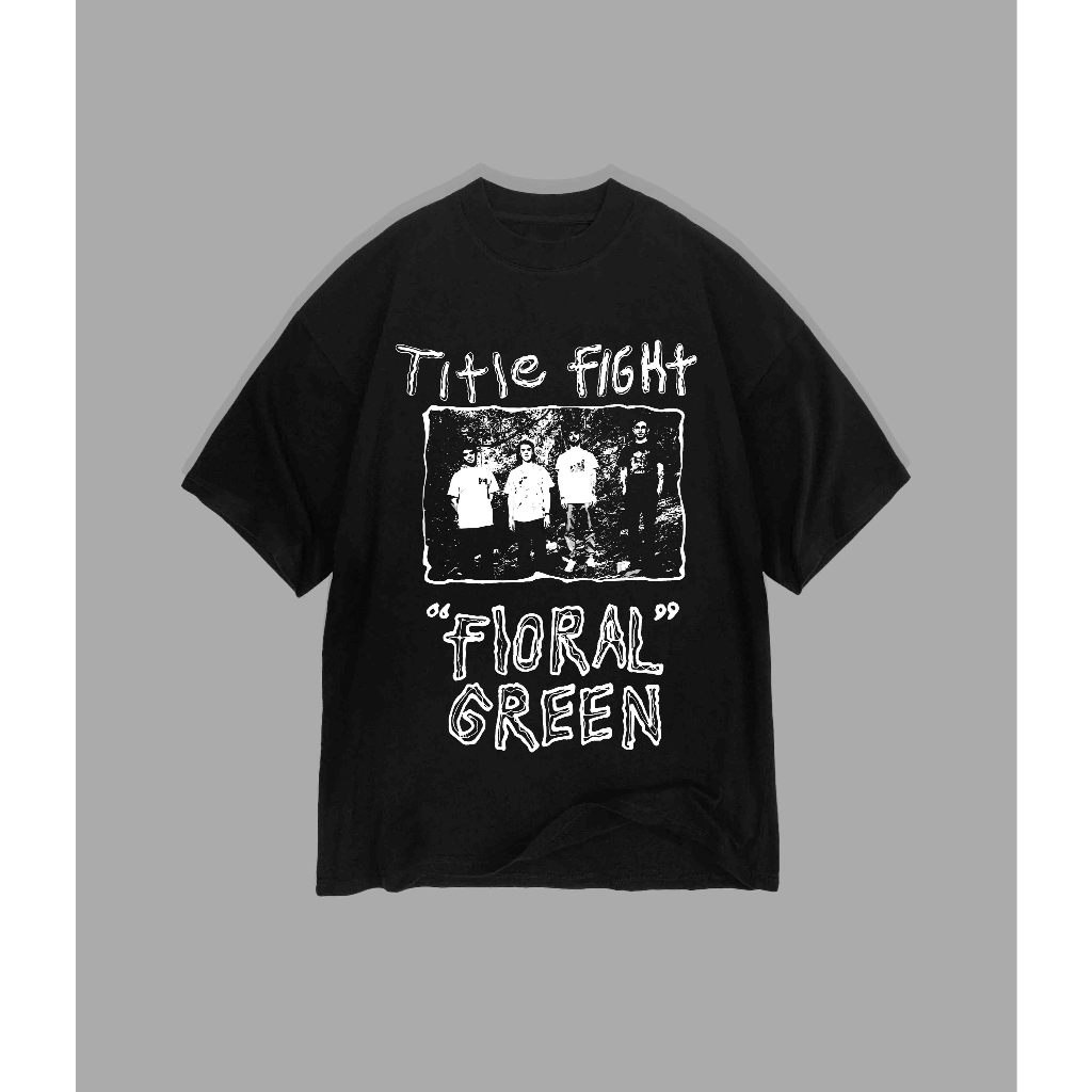Title Fight - เสื้อยืด Floral Green | เสื้อยืด Title Fight Band - Floral Green