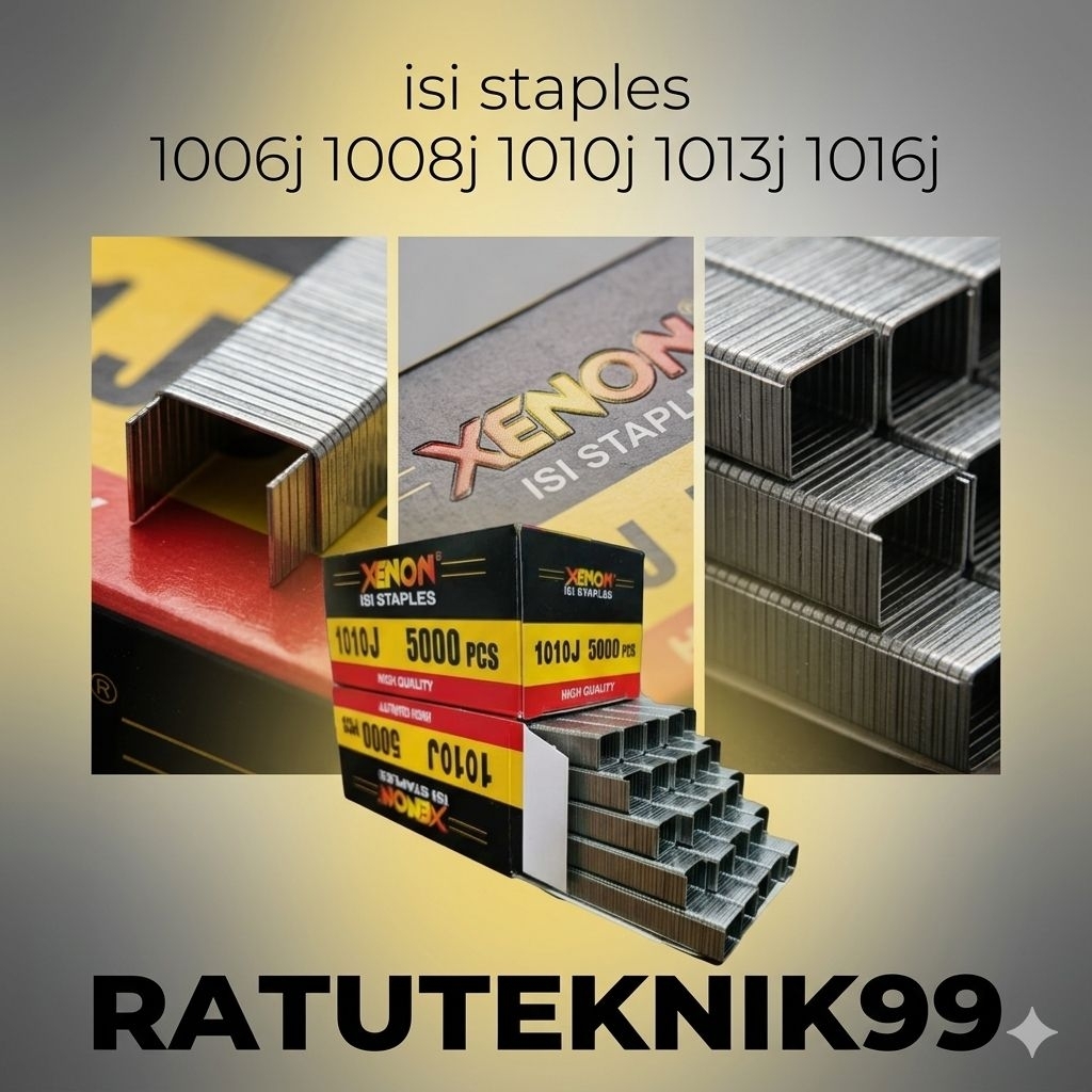 ลวดเย็บกระดาษ XENON รีฟิล 1006J / 1008J / 1010J / 1013J / 1016J
