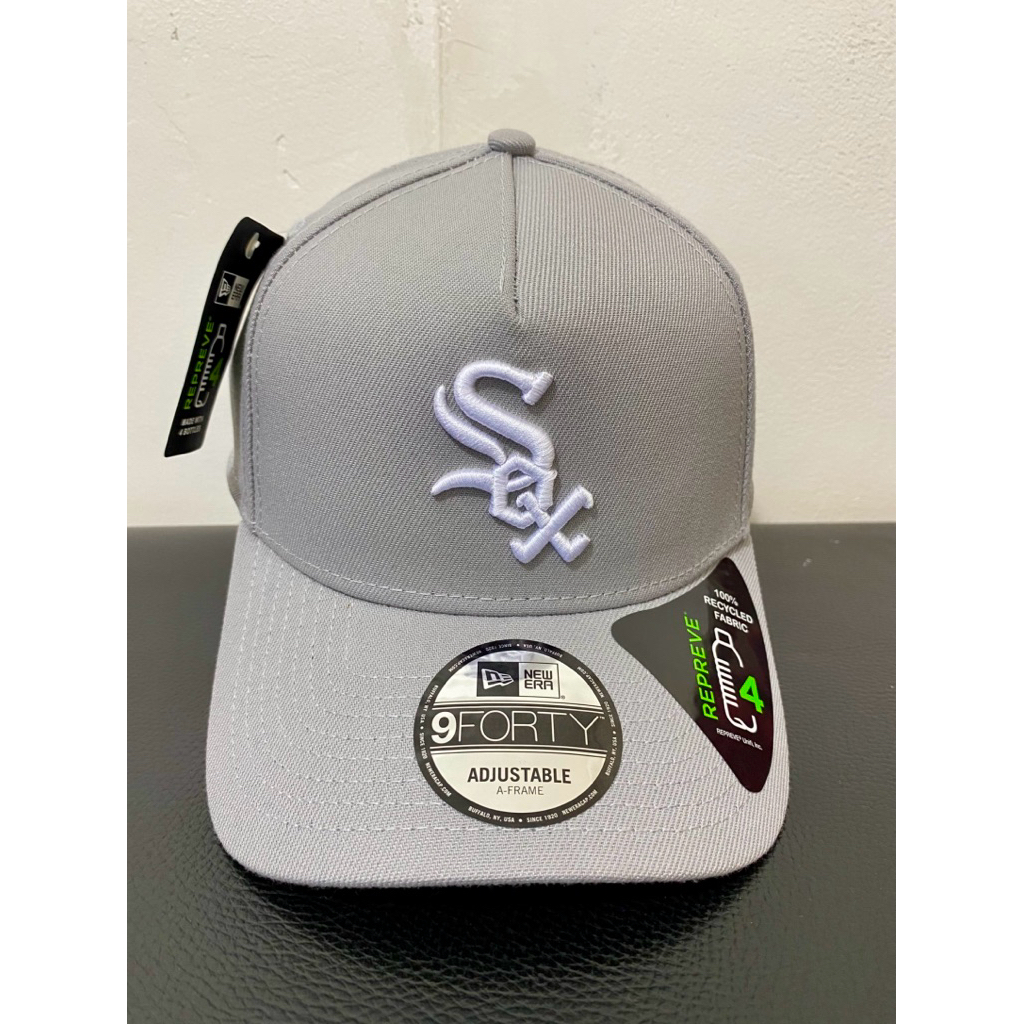 หมวกสีเทา A-Frame สีเทา New Era Chicago White Sox 9FORTY
