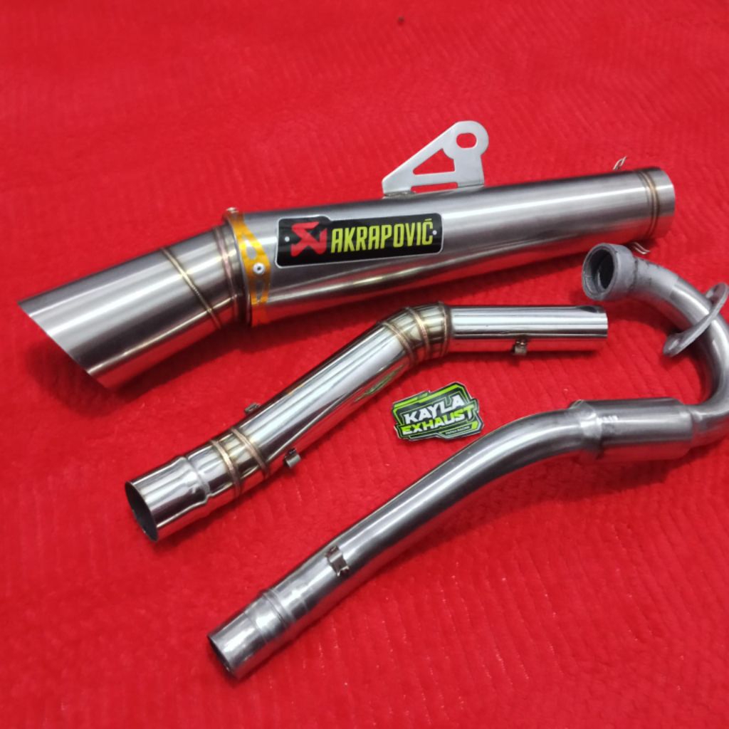 ท่อไอเสียแข่ง Akrapovic 1 ชุดเปิดท่อสําหรับ klx150 xtz125 ksr110 ksr110 msx125 xr150 xr200 wr155