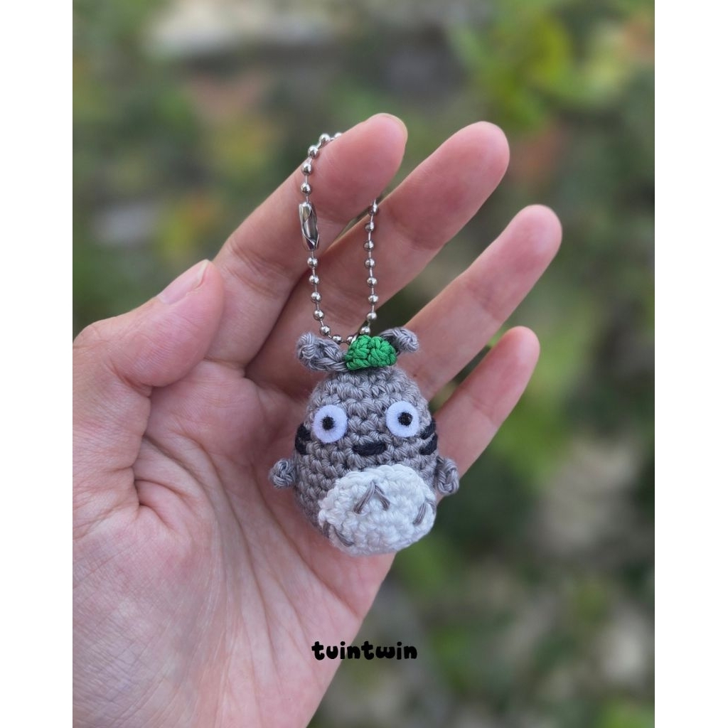 GANTUNGAN Totoro พวงกุญแจพวงกุญแจเพื่อนบ้านของฉันTotoro Ghibliอะนิเมะมังงะการ์ตูนญี่ปุ่นกระเป๋าน่ารั