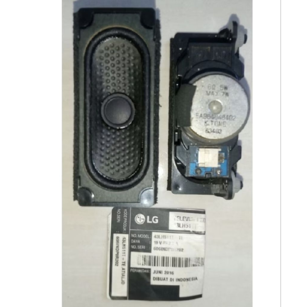 1 PSG LED TV SPEAKER LG 43LH511T 43LF510 43LH511
