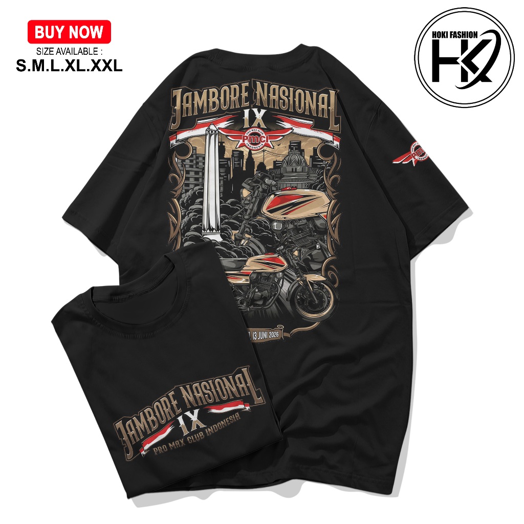 เสื้อยืด NATIONAL JAMBORE EVENT (JAMNAS PMCI lX SURABAYA) วันที่ 13 JUNE 2026