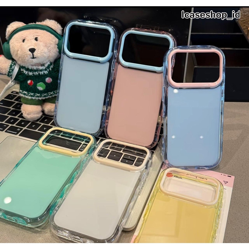 2 IN 1 สี MACAROON สําหรับ REDMI POCO X3 X6 X7 C65 C71 C75 C85 M3 M6 M7 M8 PRO PLUS 4G 5G IMPACT-RES
