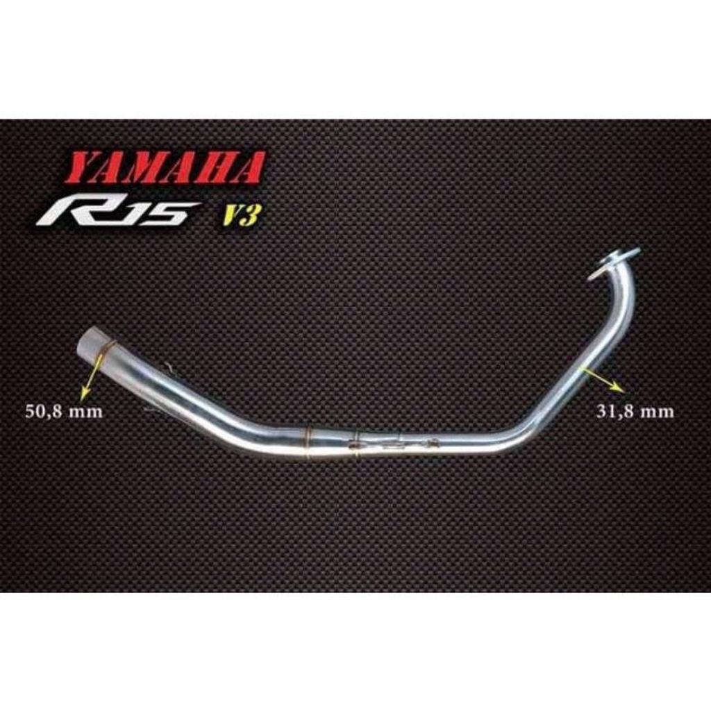 R15 คอดัดสแตนเลสท่อคอดัดเต็ม 150cc Vixion Gsx Cbr150