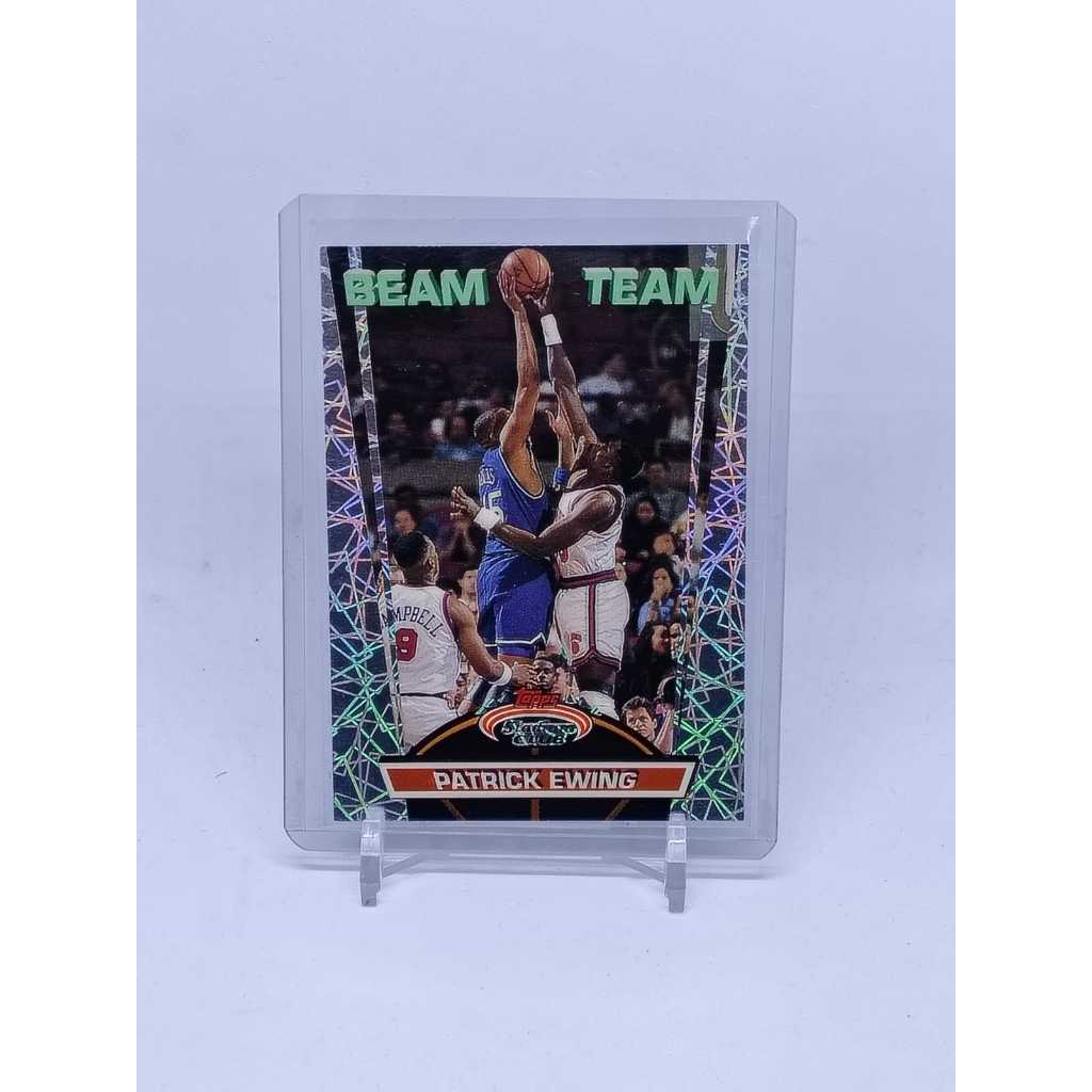 การ์ดบาสเก็ตบอล NBA ดั้งเดิม 1993 Upper Deck BEAM TEAM Patrick Ewing HOLO