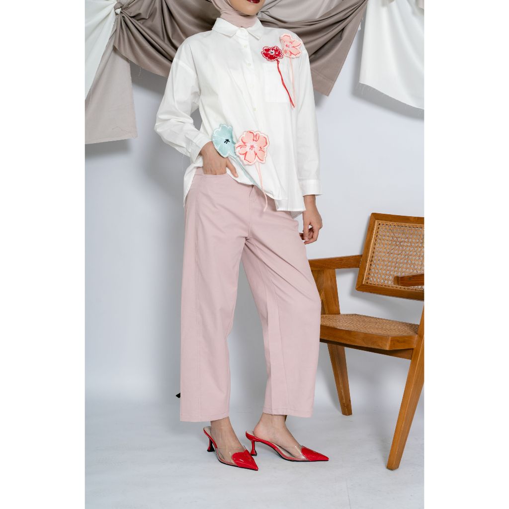 KATUN DERVA PANTS - PLAIN PANTS - DAILY PANTS - WORK PANTS - COLLEGE PANTS - PANTS - CULOT PANTS - ก