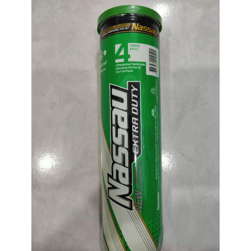 ลูกเทนนิส Nasau Extra Duty 4 ชิ้น