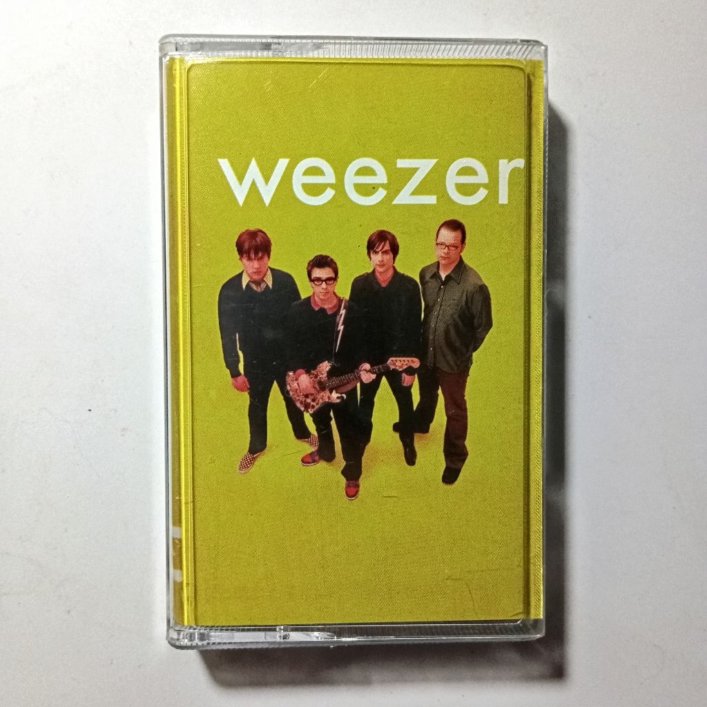 Weezer อัลบั้มสีเขียว Cassette Tape (ต้นฉบับ)