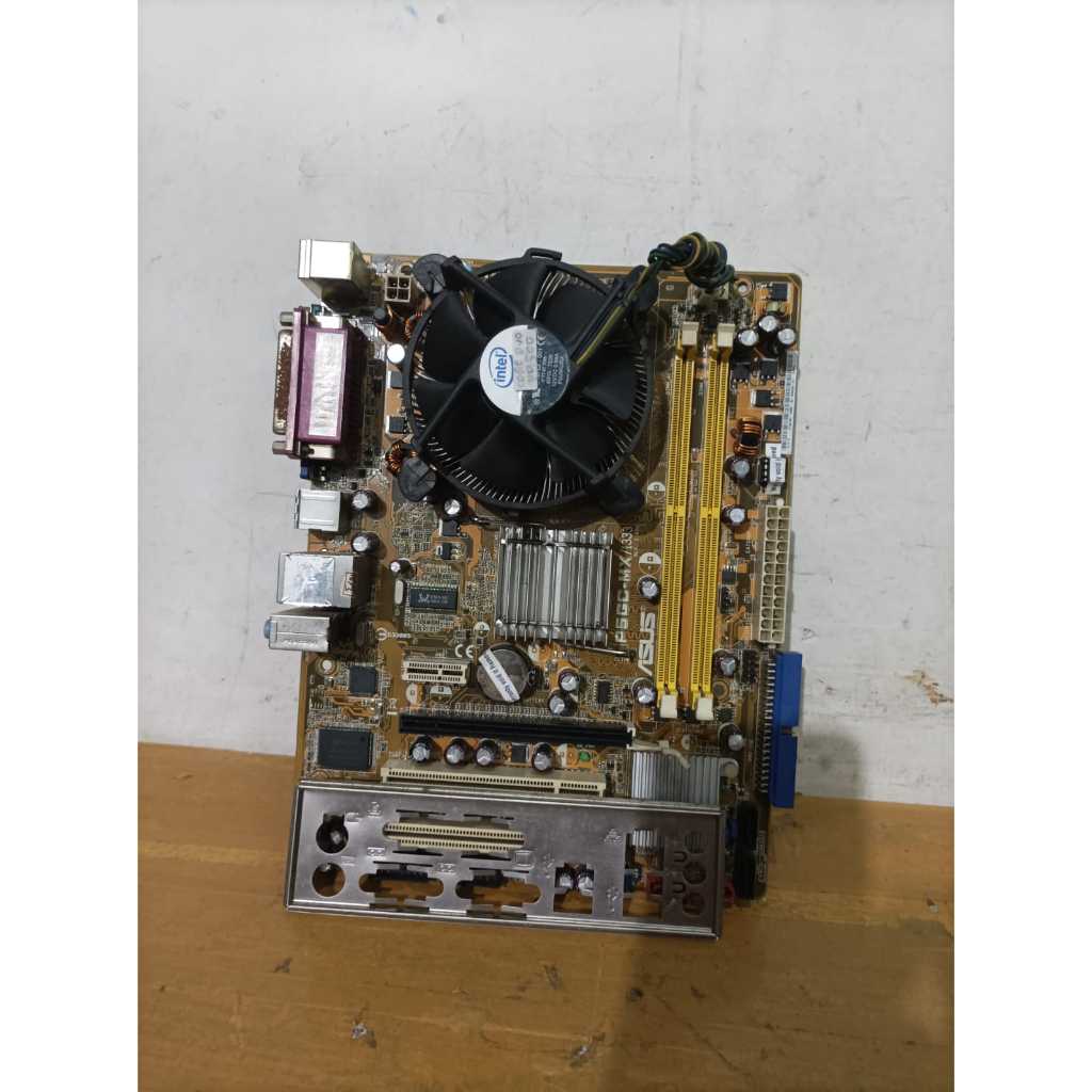 Asus p5gc-mx/1333 intel core duo e4500 lga 775 mainboard พร้อมใช้งาน