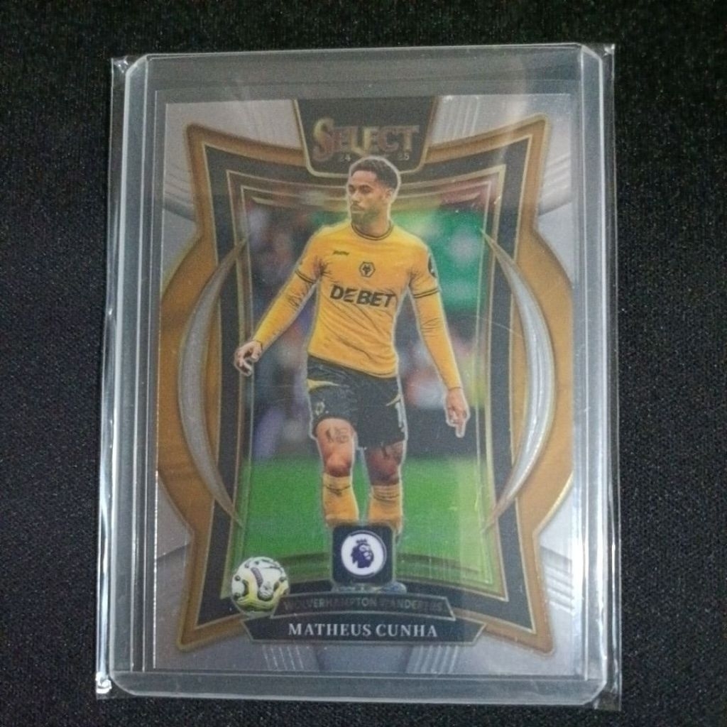 Panini Select Matheus Cunha Wolverhampton การ์ดฟุตบอล
