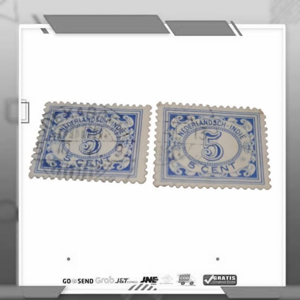 แสตมป์ Nederlandsch Indie 5 Cent มือสอง