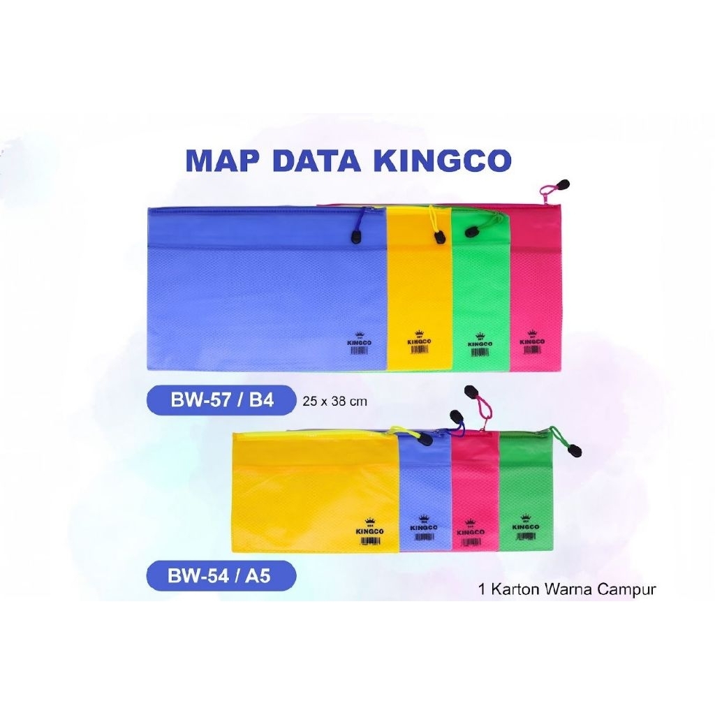 KINGCO DATA MAP RANDOM COLOR BW-57/B4 / BW-54/A5