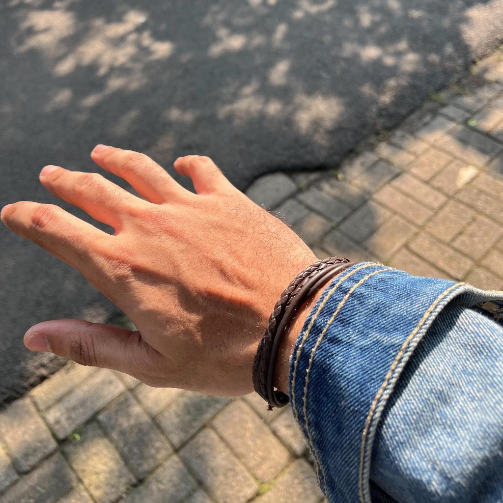Alternative Y2K Streetwear Accessories Style Leather Bracelet - Magic Empire Store