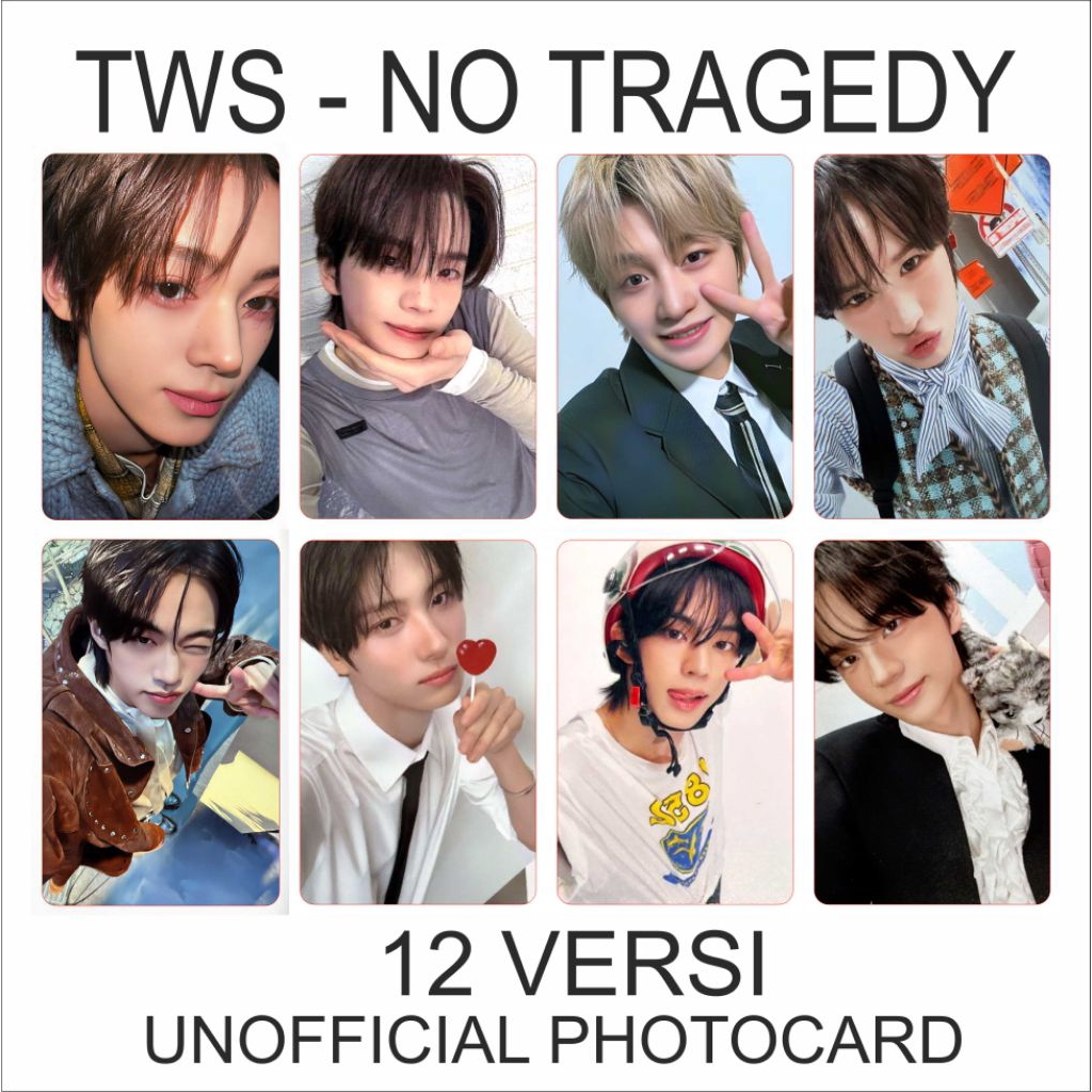 (CAN BE SOLD INDIVIDUALLY) TWS ไม่มี TRAGEDY Photocard Kpop