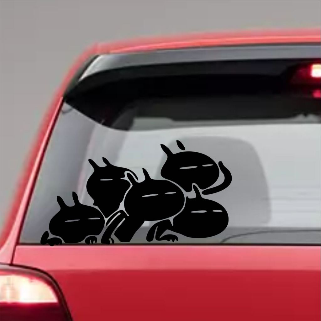 TUZKI RABBIT สติ๊กเกอร์ตัดรถยนต์ QUALITY RABBIT CAR WINDOW STICKER