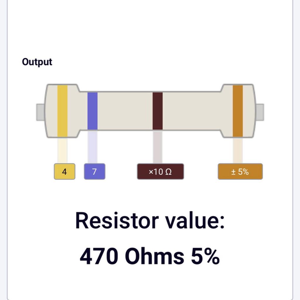 1/2 WATT RESISTOR 1/2 0.5 0.5W 5% 5 PERCENT 470OHM 470 OHM 470R 470 R