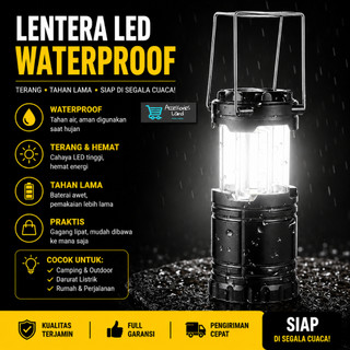 SL 108 Lampu Camping LED 3COB / Camping Lamp  / Lampu Tenda Super Terang / Tent LED Emergency Lamp