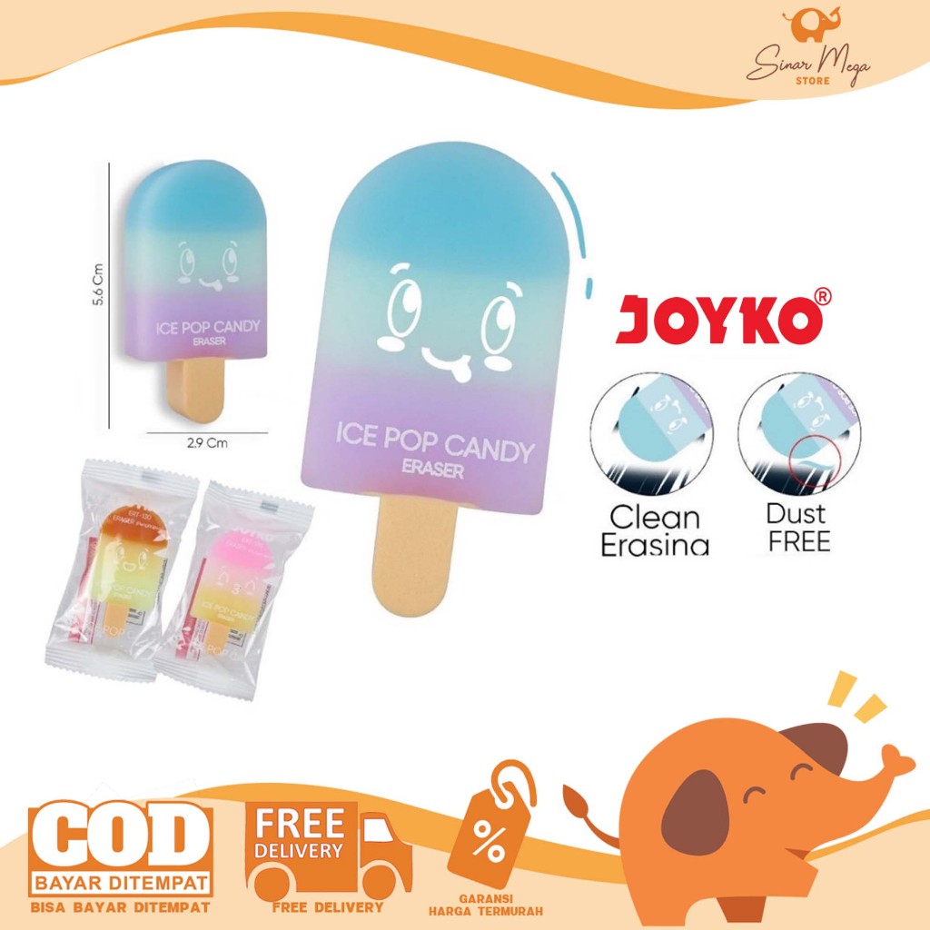 Joyko Eraser ERT-130 Pop Ice Candy / Ice Pop Shaped Eraser