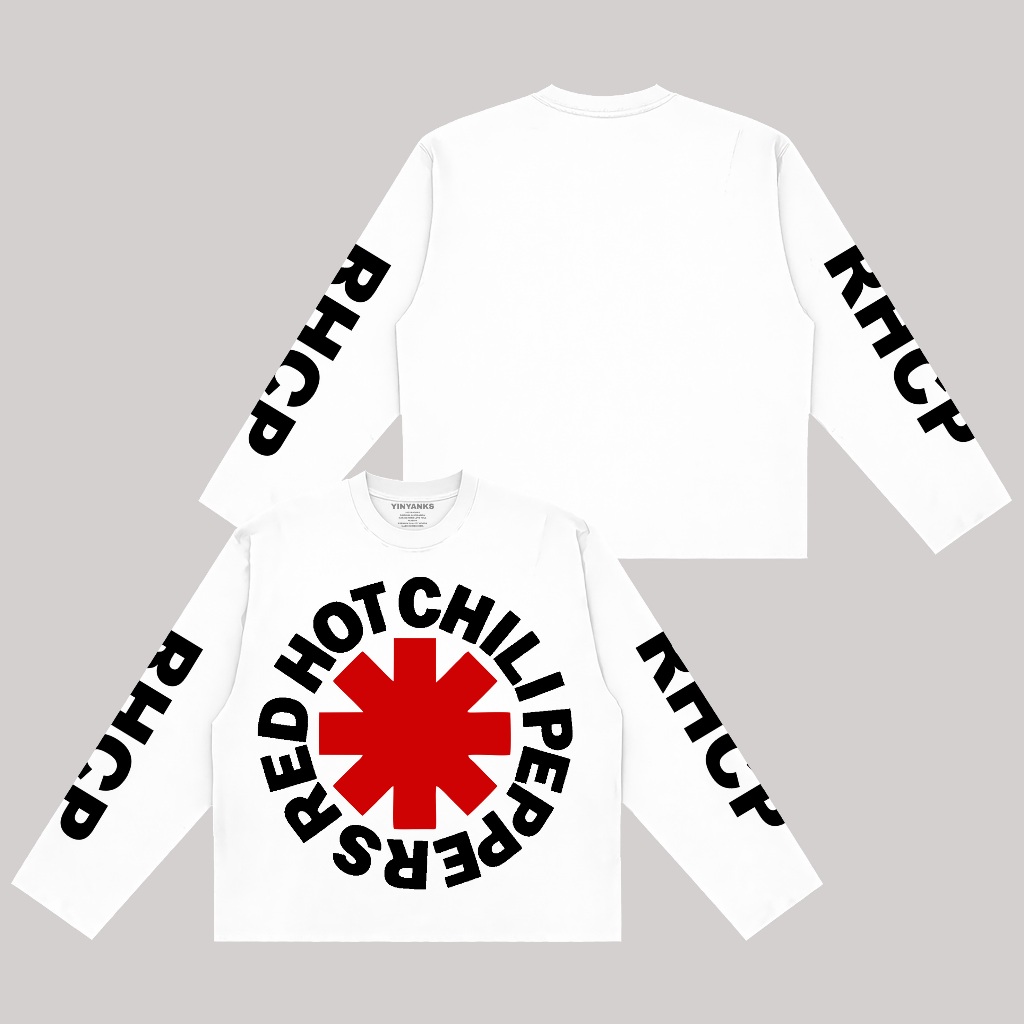KATUN Oversize Fit Boxy Long T-shirt RHCP LOGO 24s ผ้าฝ้ายวัสดุ unisex Distro เสื้อยืดสําหรับผู้ชายแ