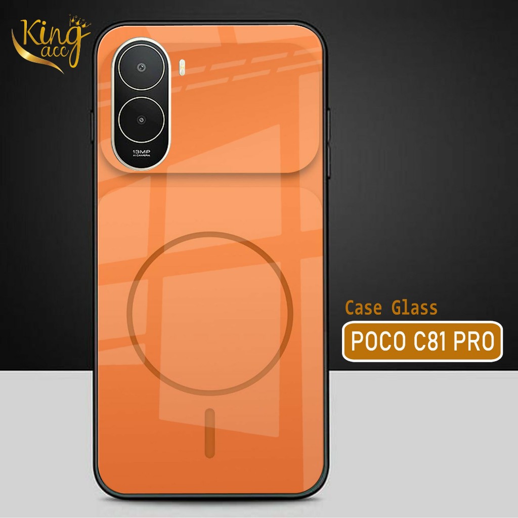 HP Glitter Glass เคสโทรศัพท์สําหรับ POCO C81/C81 PRO/C85X - POCO C81/C81 PRO/C85X เคสโทรศัพท์ - K115