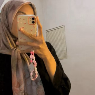 Hijab voal motif by Vad Hijab