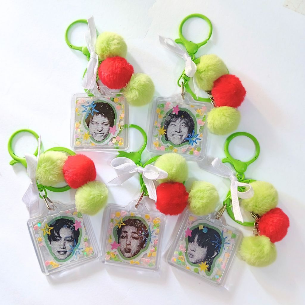 GANTUNGAN Bagcharm & Stickers CORTIS GREENGREEN แรงบันดาลใจ - พวงกุญแจ - พวงกุญแจ - พวงกุญแจ Whimsy 