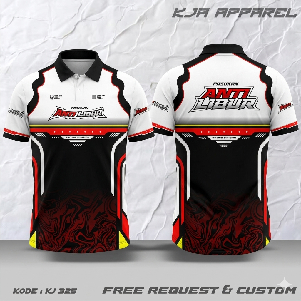CUSTOM RACING JERSEY, REQUEST POLO COLLAR BUTTON V-NECK COLLAR O-NECK COLLAR, UNIT เสื้อยืด, FULLPRI