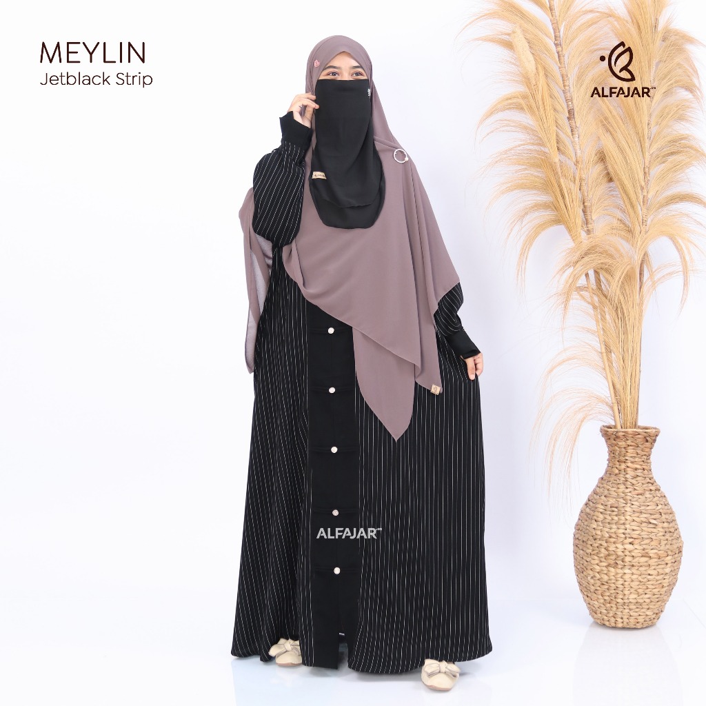 Alfajar - Abaya Gamis MEYLIN ลาย AV Cheongsam / Umarh Abaya / Eid Abaya