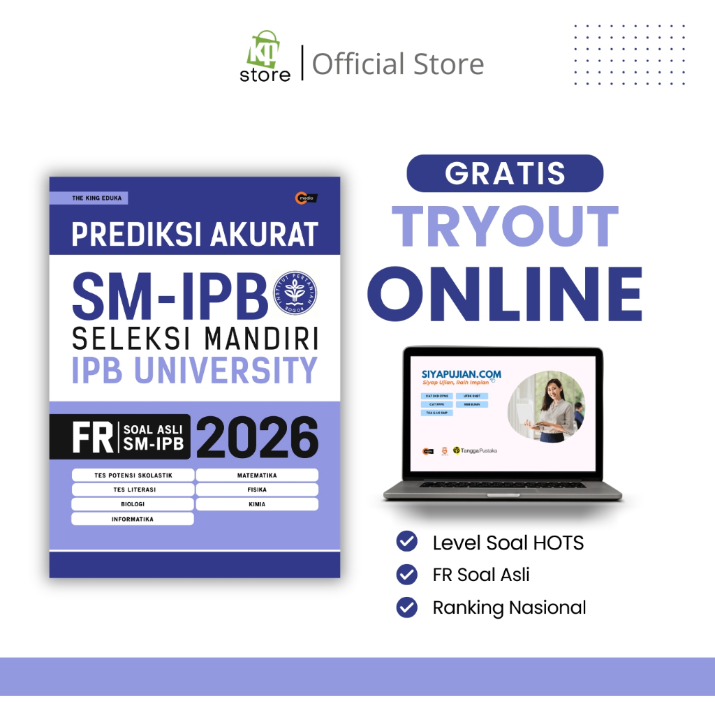 หนังสือทํานายความแม่น SM-IPB 2026 - สถาบันการเกษตรมหาวิทยาลัยโบกอร์