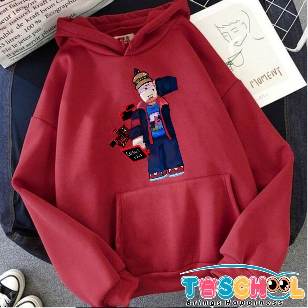 CHILDRENS CHARACTER HOODIE JACKET 007n7 FORSAKEN ROBLOX