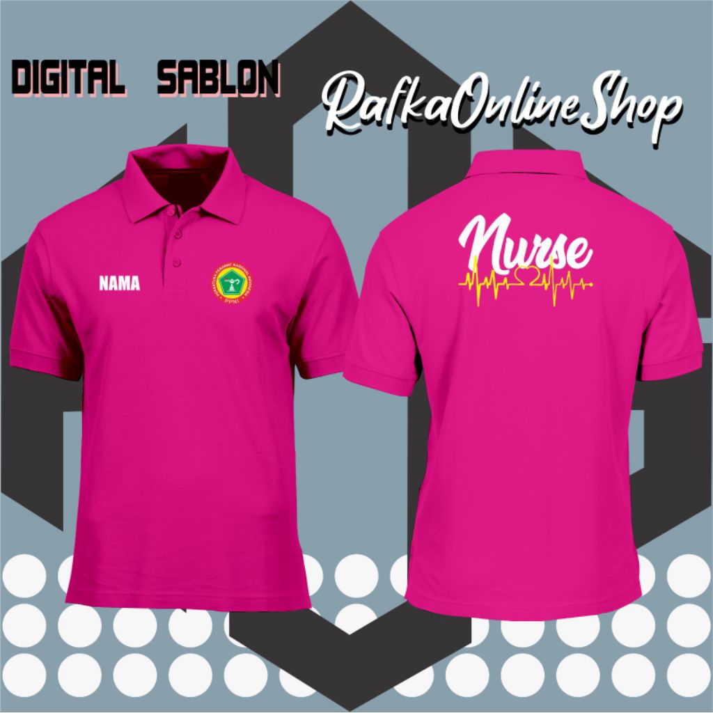 NURSE COLLAR SHIRT MANY COLORS สําหรับผู้ชาย/ผู้หญิงผู้ใหญ่ FRRE NAME