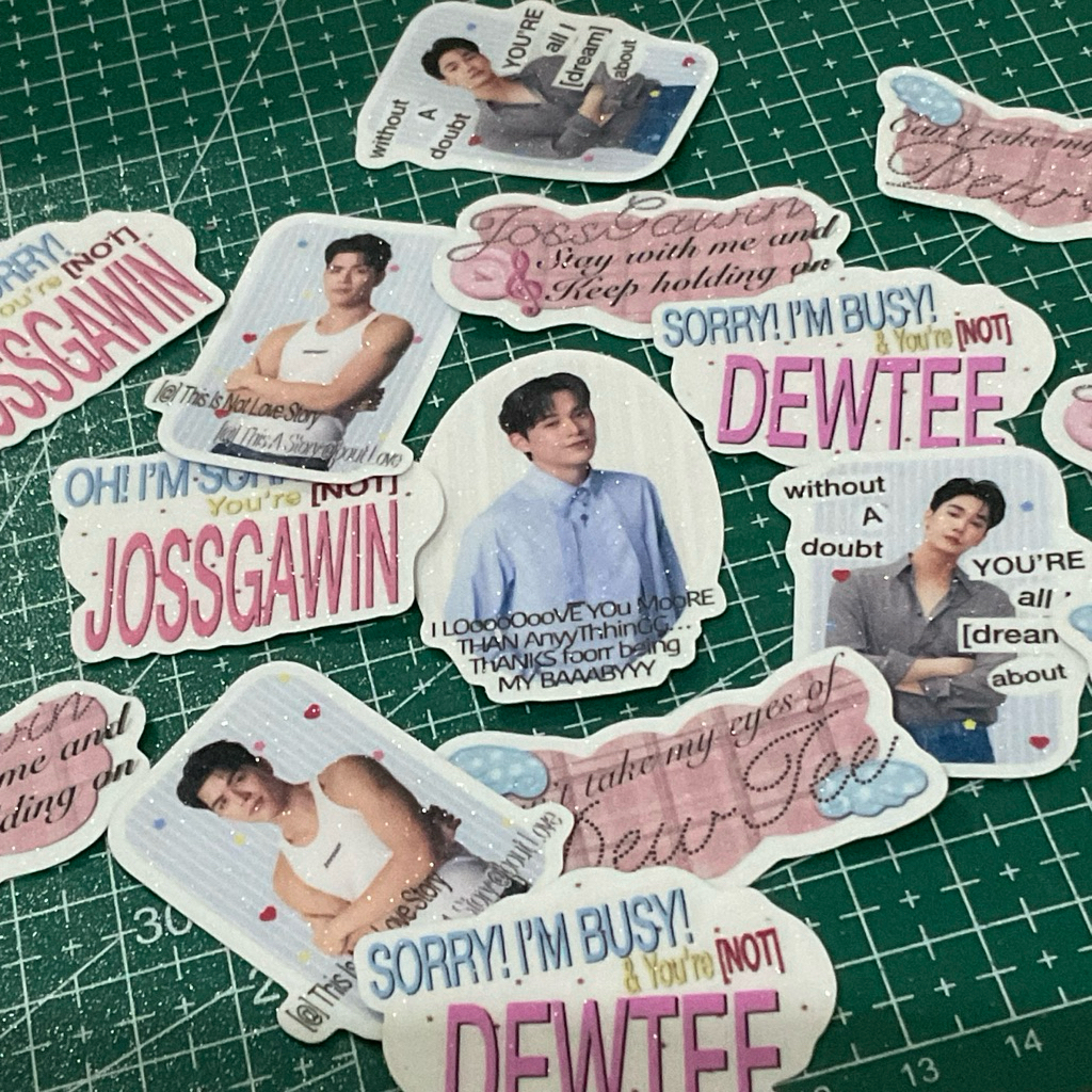 แพ็กสติ๊กเกอร์เรื่องรัก || เสื้อยืด Joss Gawin & Dew