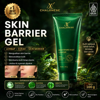 [CHALONESE] Facial Wash Yeast Cleanser Hijau Menyegarkan Membersihkan Dengan  Nyaman Soft And Clear Melembabkan