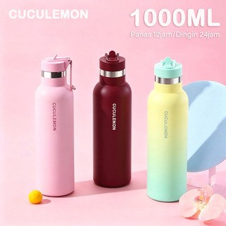 Cuculemon Tumbler Vacuum Insulated 750ML Kapasitas besar Botol Minum Jumbo Olahraga Tahan Panas & Dingin 24 Jam Stainless Steel