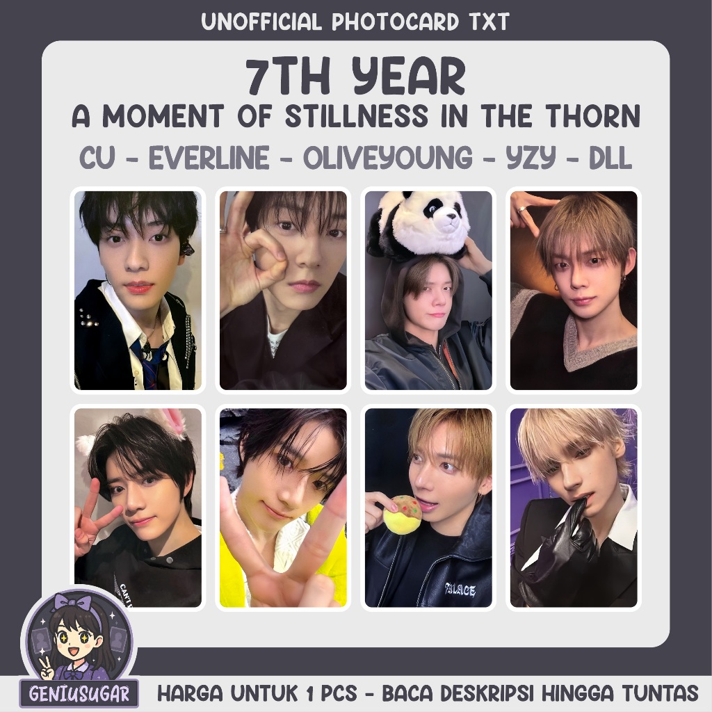 SHARING ALBUM TXT THORN IN THE STILLNESS 7th YEAR - READY TO SHIP อย่างเป็นทางการ