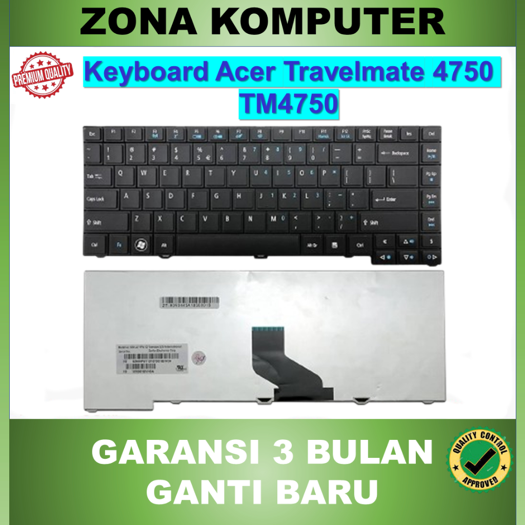 ACER TRAVELMATE 4750G 4750Z 4750Z 4750ZG TM4750 คีย์บอร์ดแล็ปท็อปสีดํา