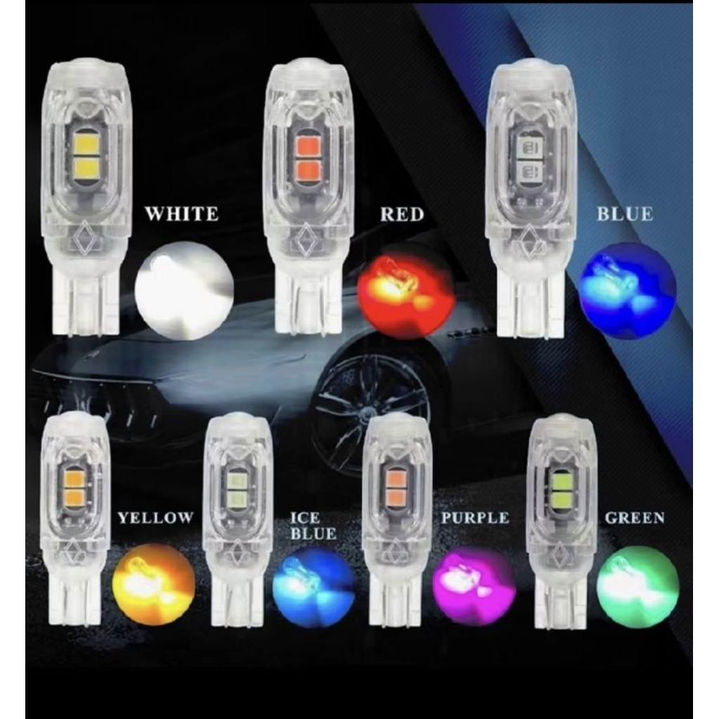 T10 5 LED CERAMIC ไฟเลี้ยว, โคมไฟไฟเลี้ยวแบบจาน
