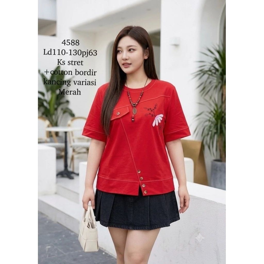 4588v เสื้อเชิ้ต hana hanaa 4588