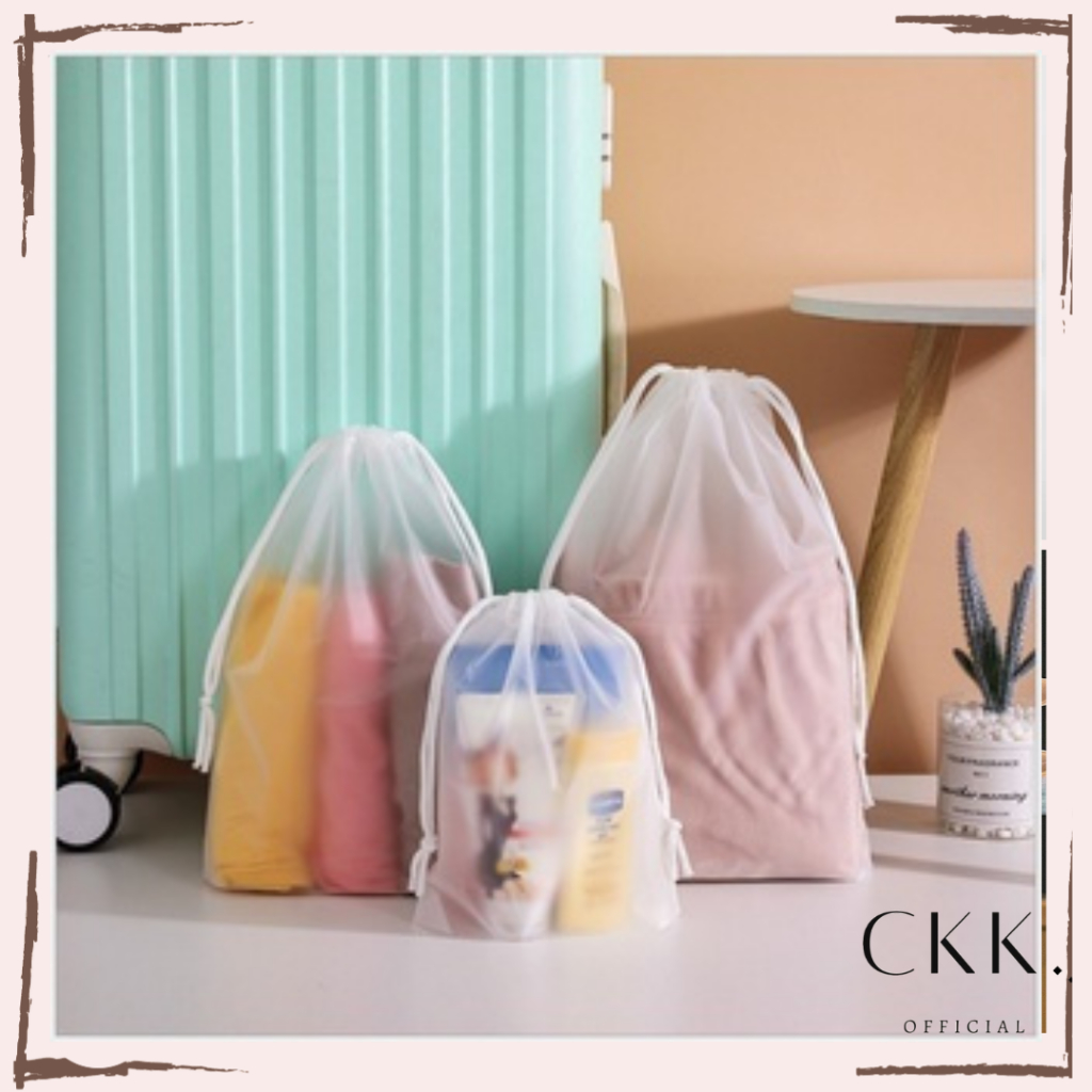 ~ CKK ~ DRAWSTRING POUCH | TRAVEL POUCH / DRAWSTRING POUCH