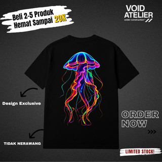 Kaos Eksklusif | Luminous Jellyfish | Void Atelier