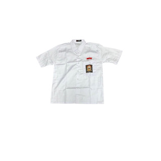pulapaq store Baju Seragam Sekolah SMA Kemeja Putih Lengan PENDEK