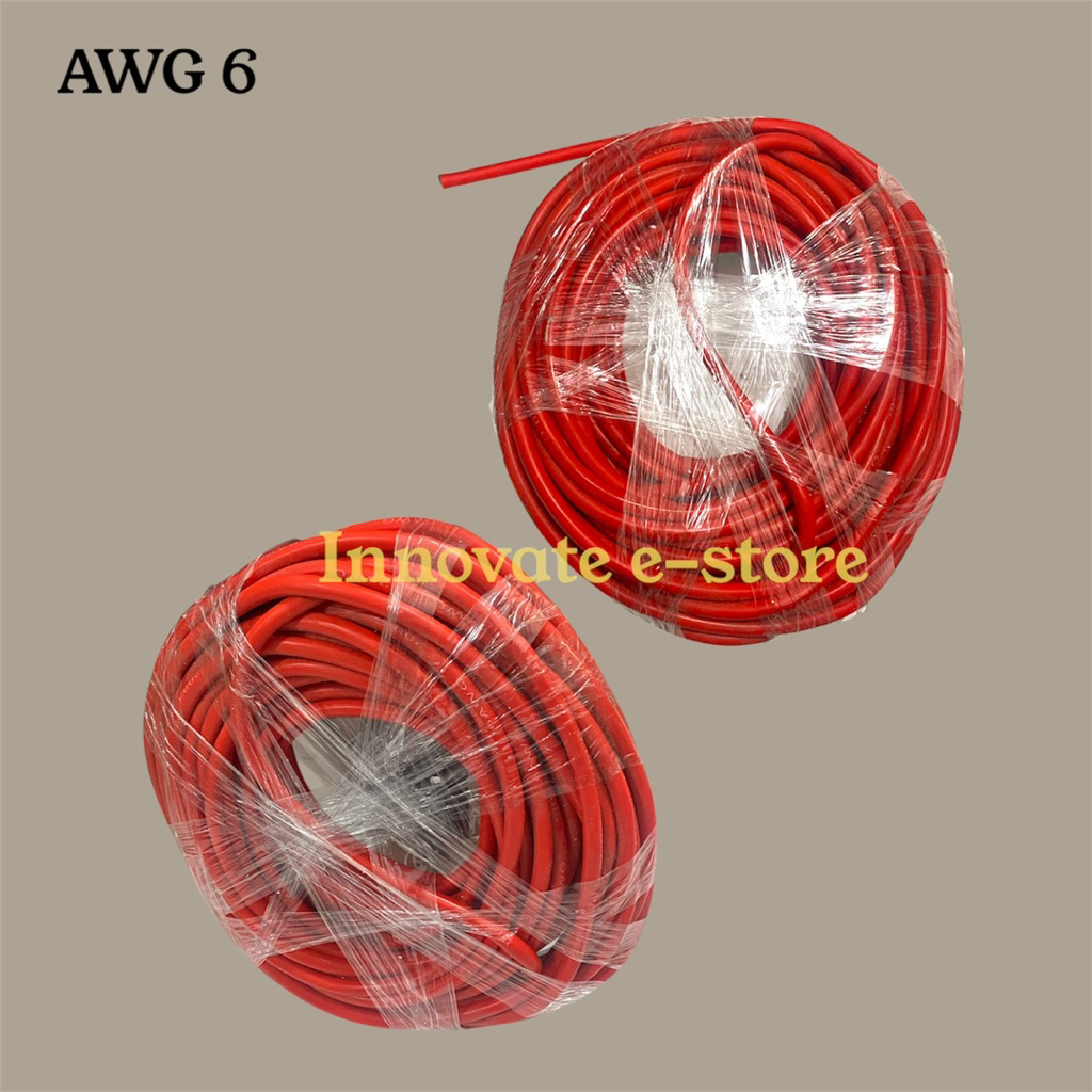 AWG 6 สายซิลิโคนป้องกันความร้อนนุ่มพิเศษ