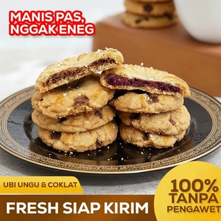 Kue Kering Isi Coklat & Ubi Ungu Premium – Kue Lebaran, Hampers Lebaran, Camilan Kue Kering Coklat, Snack Manis Untuk Minum Teh/Kopi