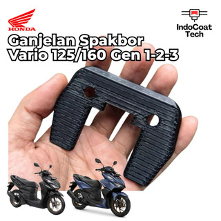 Ganjelan Spacer Premium Spakbor Vario 125 160 Belakang Tampilan Padat, PNP, PETG
