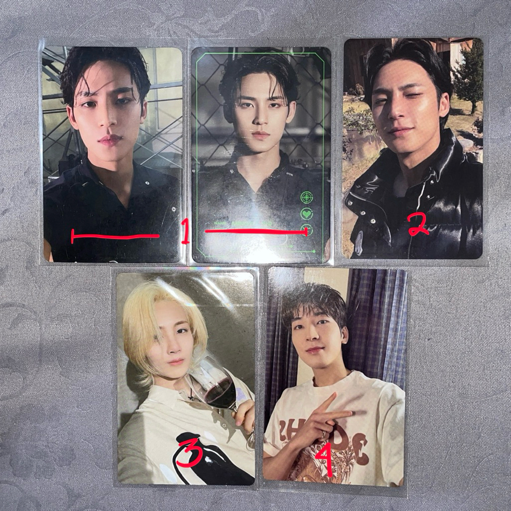Photocard อย่างเป็นทางการ seventeen mingyu wonwoo jeonghan gameboi ใน soop it attaca fml