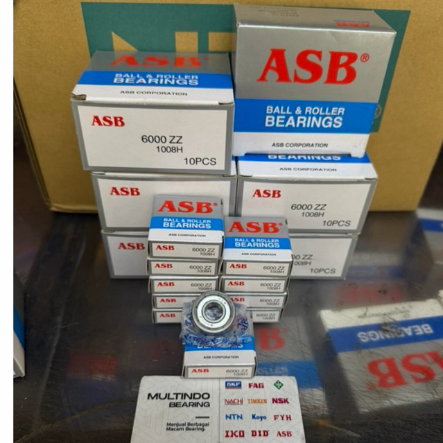 BEARING 6000 ZZ 10 3, 26, 8 ASB PREMIUM ORIGINAL 100%