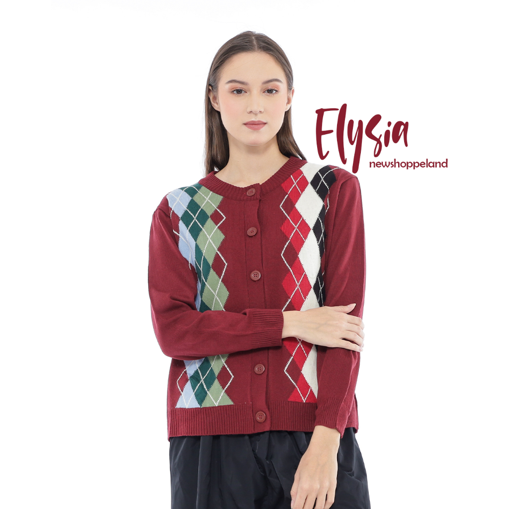 NEWSHOPPELAND - คาร์ดิแกนผ้าถัก Elysia Premium