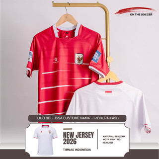 Baju Jersey Timnas indonesia Home/away Merah/Putih Pria/Wanita 2026
